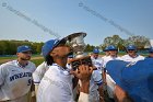 Baseball vs Babson  Wheaton College Baseball players celebrate their victory over Babson to win the NEWMAC Championship for the third year in a row. - (Photo by Keith Nordstrom) : Wheaton, baseball, NEWMAC